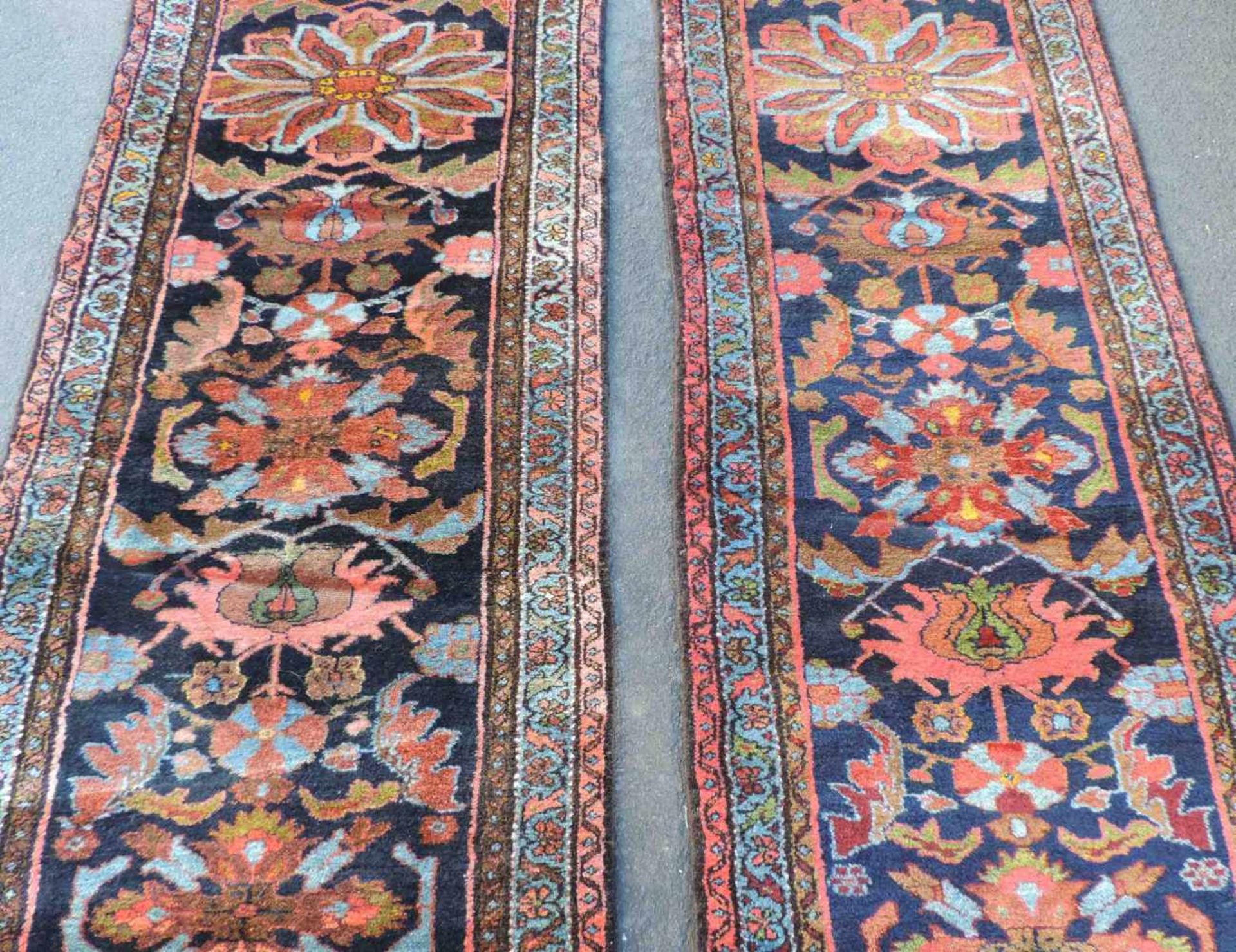 A pair of Nahawand Persian carpets. Iran. Old, around 1930. - Image 4 of 10