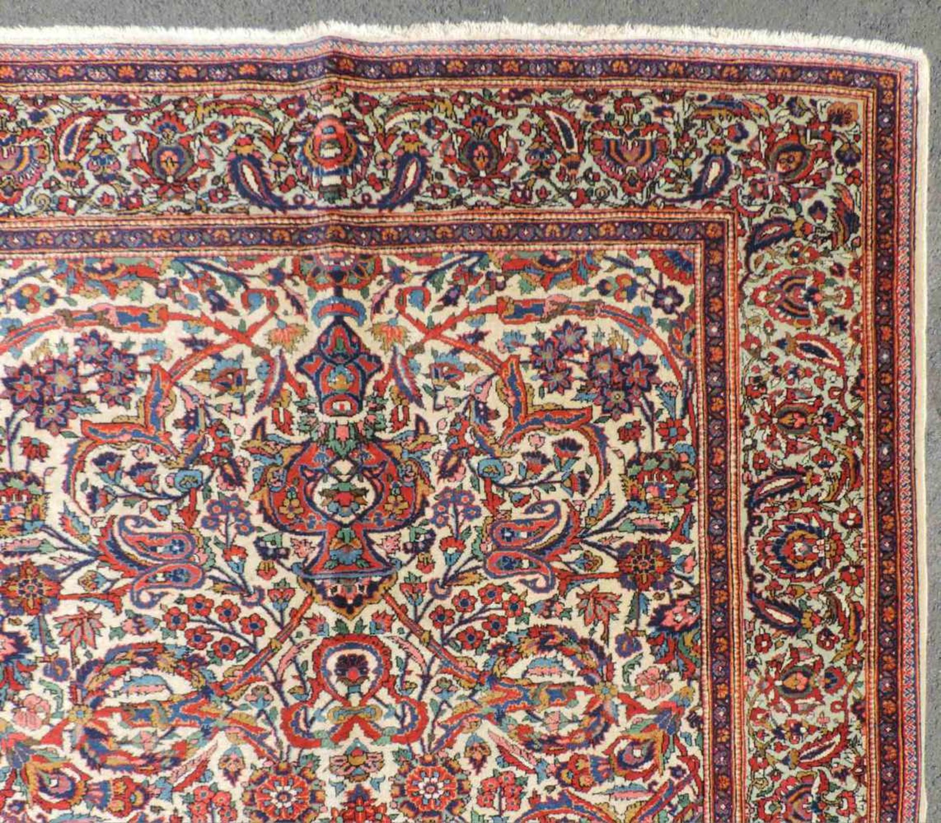 Kashan Persian carpet. Iran. Old, mid-20th century. - Image 5 of 6
