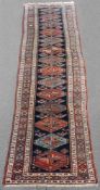 Veramin Shahsavan Persian carpet, runner. Iran. Old, around 1920.