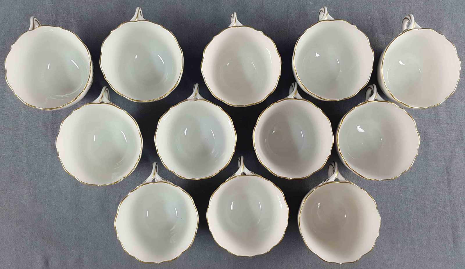 Coffee service Meissen porcelain for 12 persons. No coffee pot. - Image 8 of 19