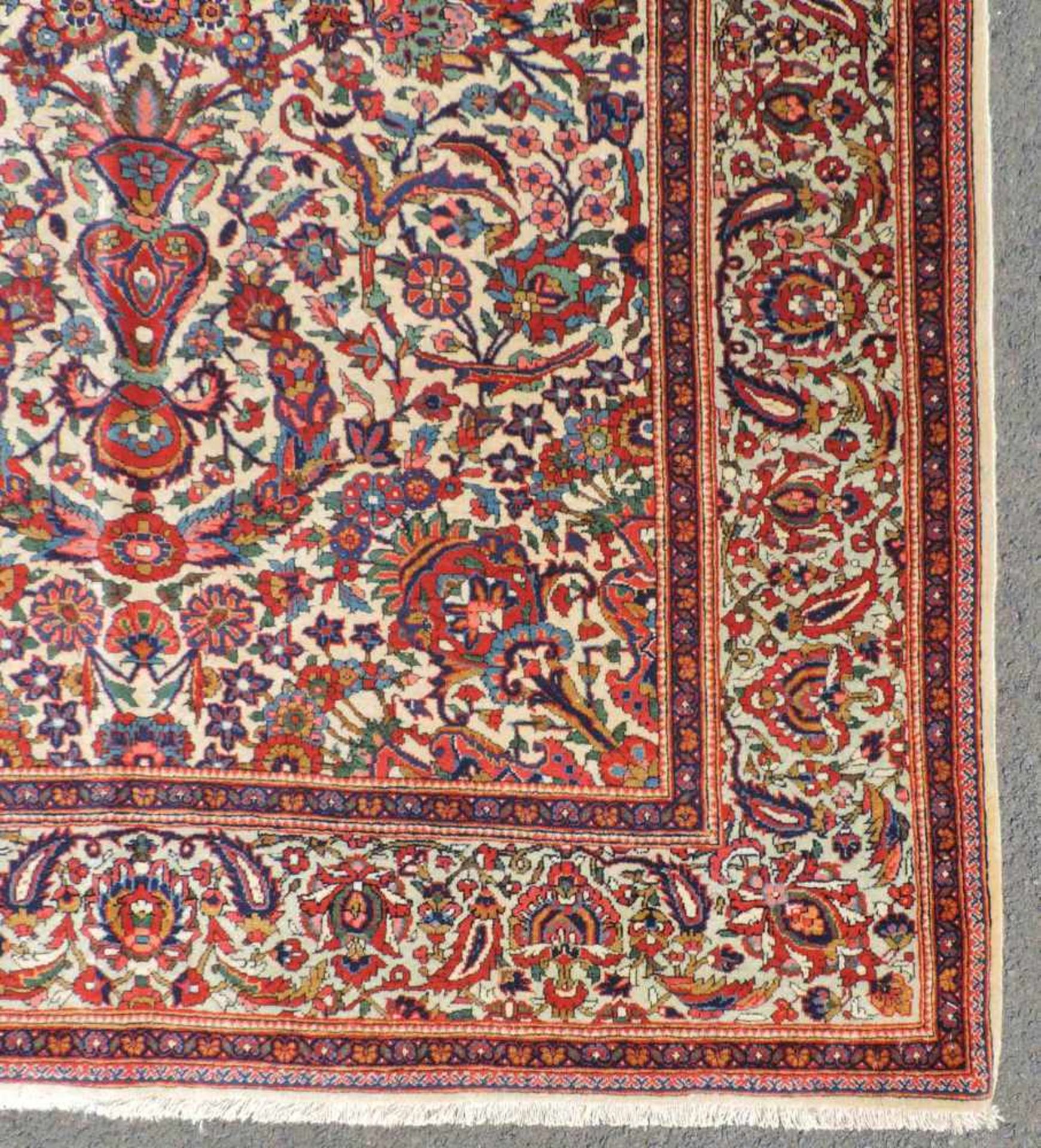 Kashan Persian carpet. Iran. Old, mid-20th century. - Image 3 of 6