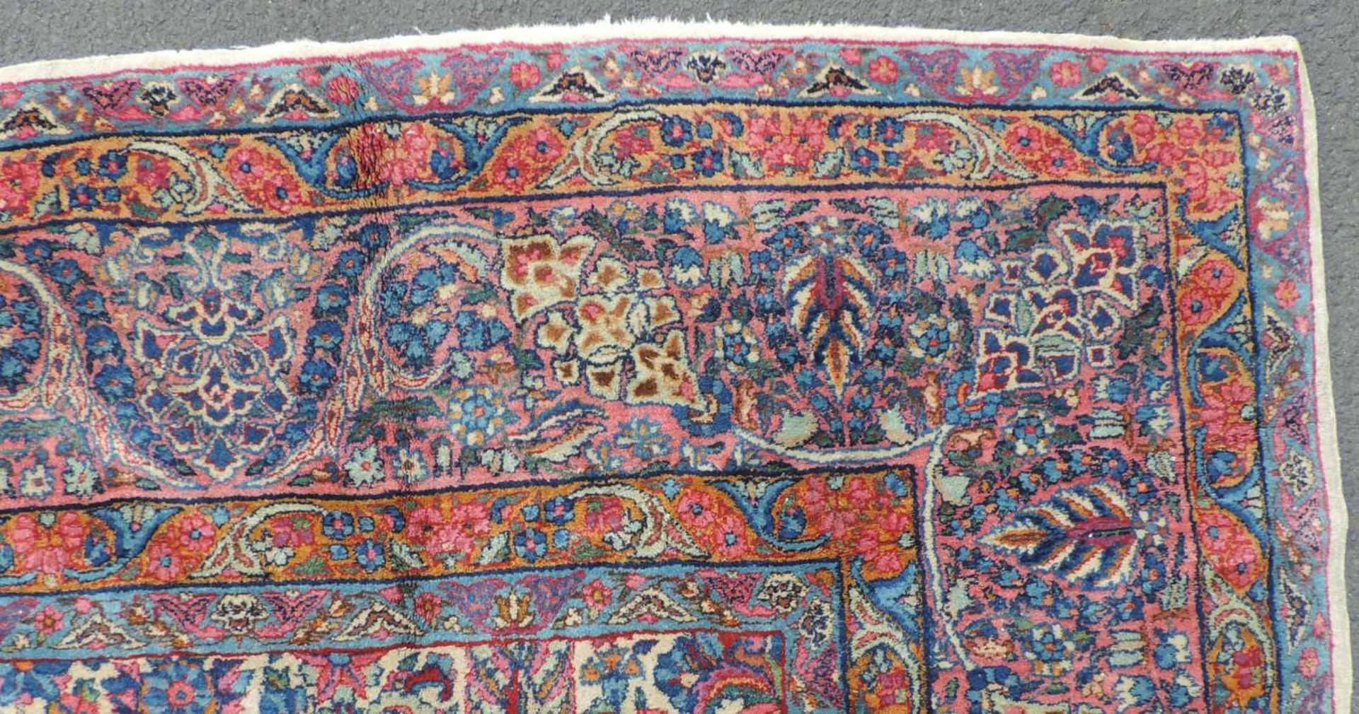 Kerman Persian carpet. Iran. Old, around 1925. Fine knotting. - Bild 2 aus 11