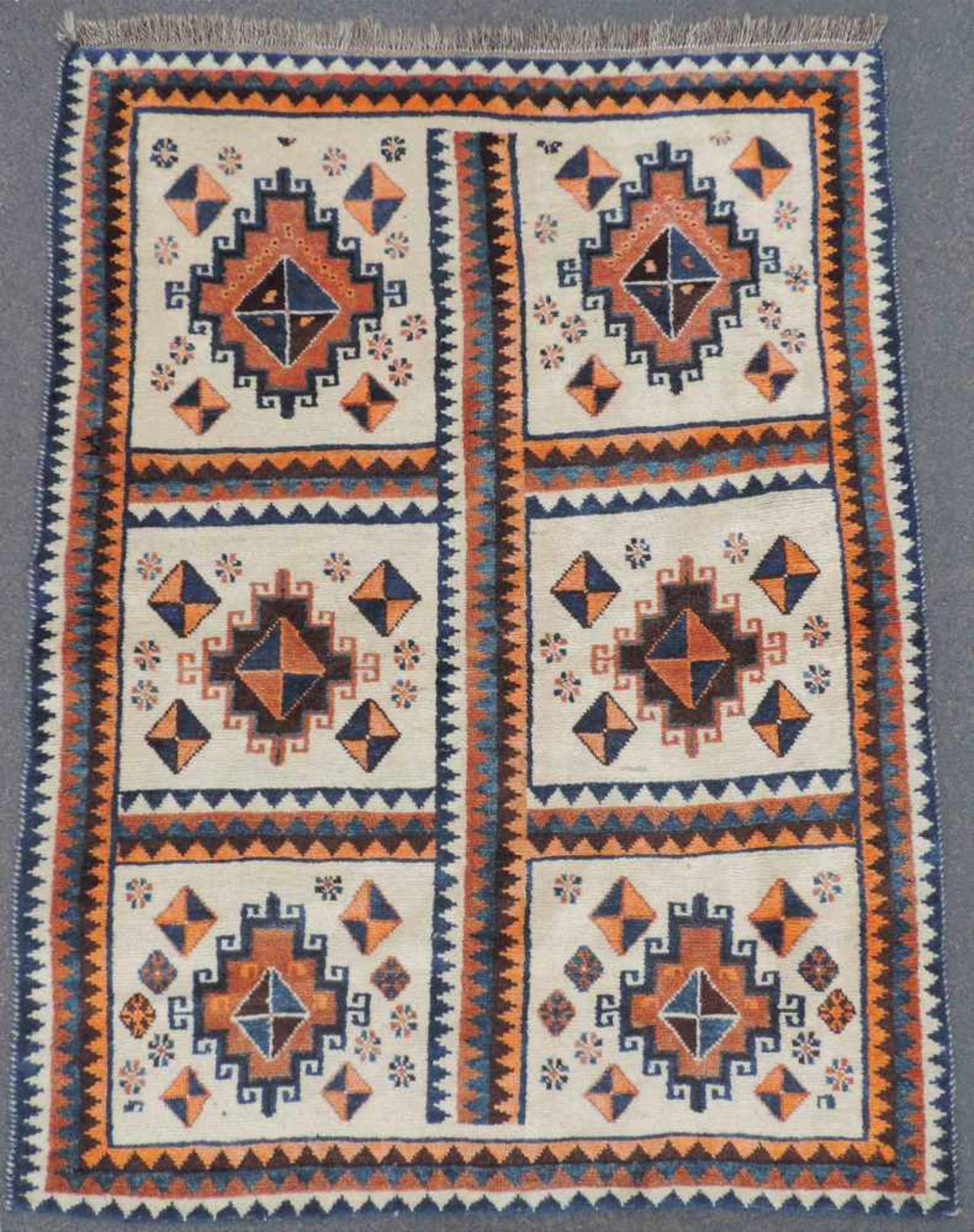 Qashqai Kashkai Gabbeh Persian carpet. Iran. Old, around 1920.
