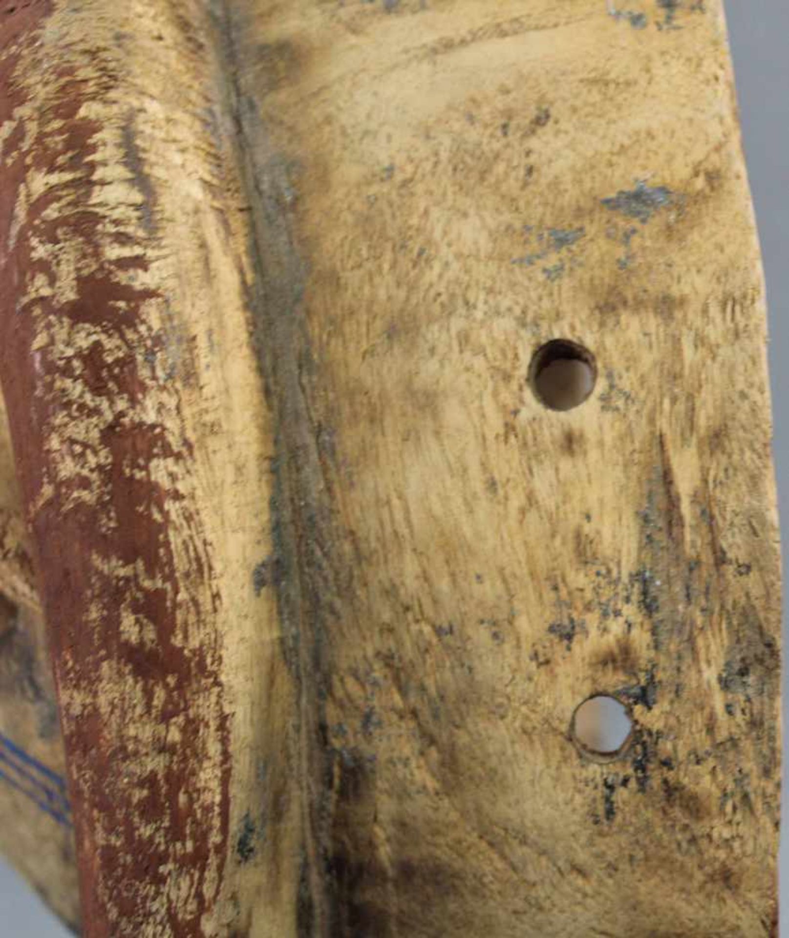 Mask. Wood. Probably Congo. 24 cm long the mask. - Image 3 of 4