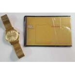 IWC men's wristwatch, automatic, 750 yellow gold. About 122 grams.