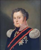 Gotthelf Leberecht GLAESER (1784 - 1851). Portrait of an officer, 1829.