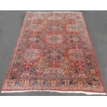 Mahal Persian Carpet. Iran. Antique, around 1900.