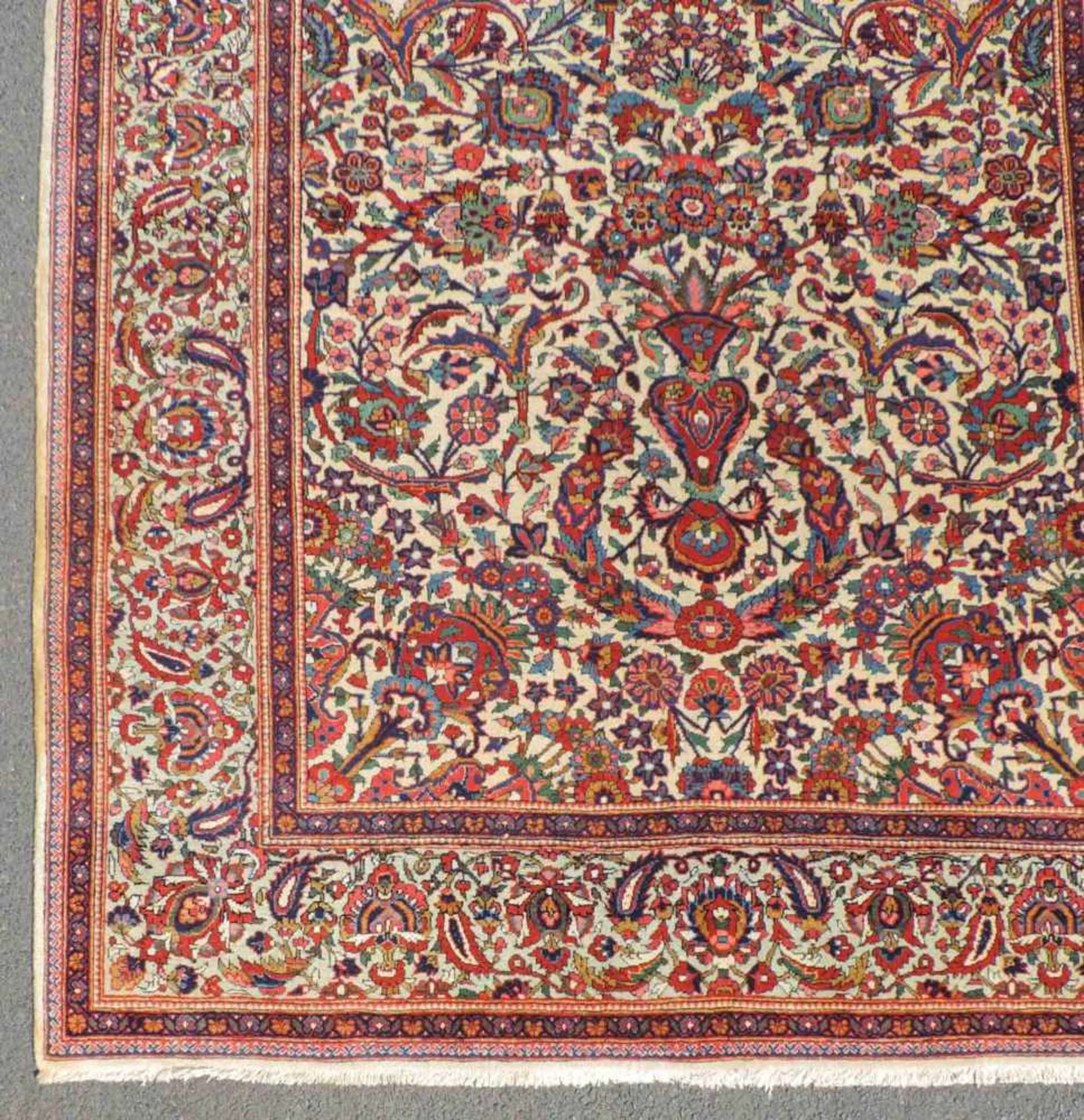 Kashan Persian carpet. Iran. Old, mid-20th century. - Image 2 of 6