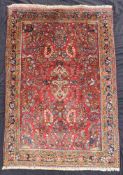 Saruk Persian carpet, American Saruk. Iran. Old, around 1930.