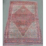 Bidjar Persian Carpet. Iran. Antique, around 1900.