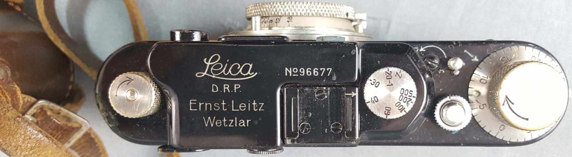 Leica D.R.P. Sucherkamera No. 96677. Ernst Leitz Wetzlar. - Image 7 of 10