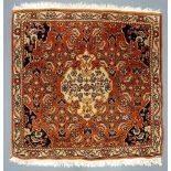 Bijar Persian carpet. Iran. Fine knotting. Old.