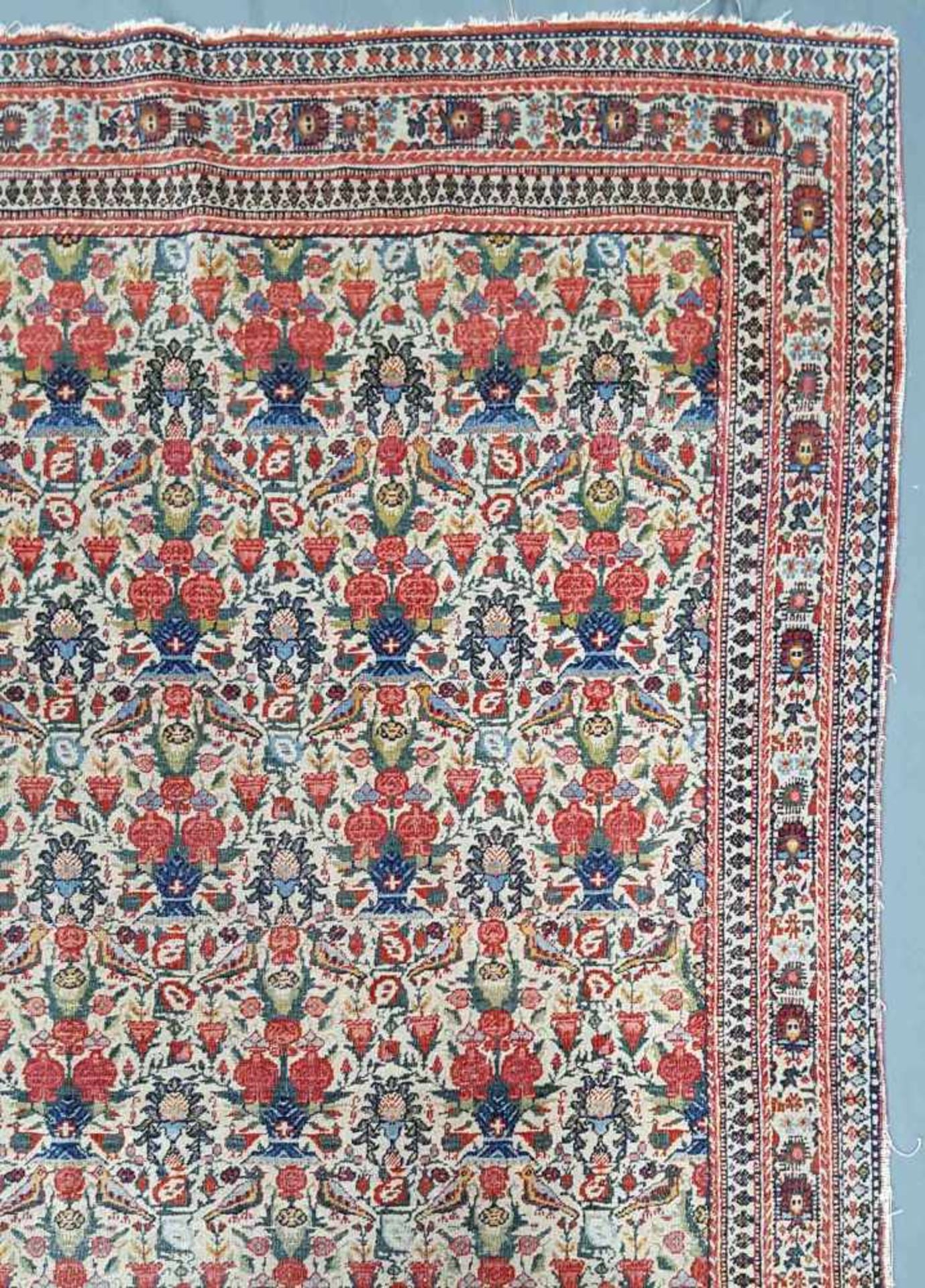Tehran Persian carpet. "Zili - Sultani" pattern. Iran. Antique. Around 1900. - Image 5 of 7