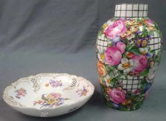 Joseph WACKERLE (1880 - 1959). Vase for Nymphenburg porcelain.