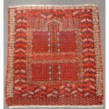 Tekke Engsi tribal carpet. Turkmenistan. Antique, around 1870.