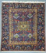 Afschar Persian carpet. Iran. Old, around 1920.