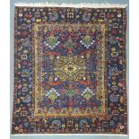 Afschar Persian carpet. Iran. Old, around 1920.