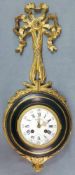 Clock, France, 19th century, brass. '' WEIL - NORA, Nancy ''