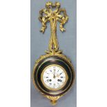 Clock, France, 19th century, brass. '' WEIL - NORA, Nancy ''