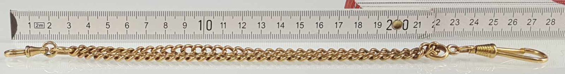 Watch chain, 585 yellow gold. 44.5 grams. - Bild 7 aus 7