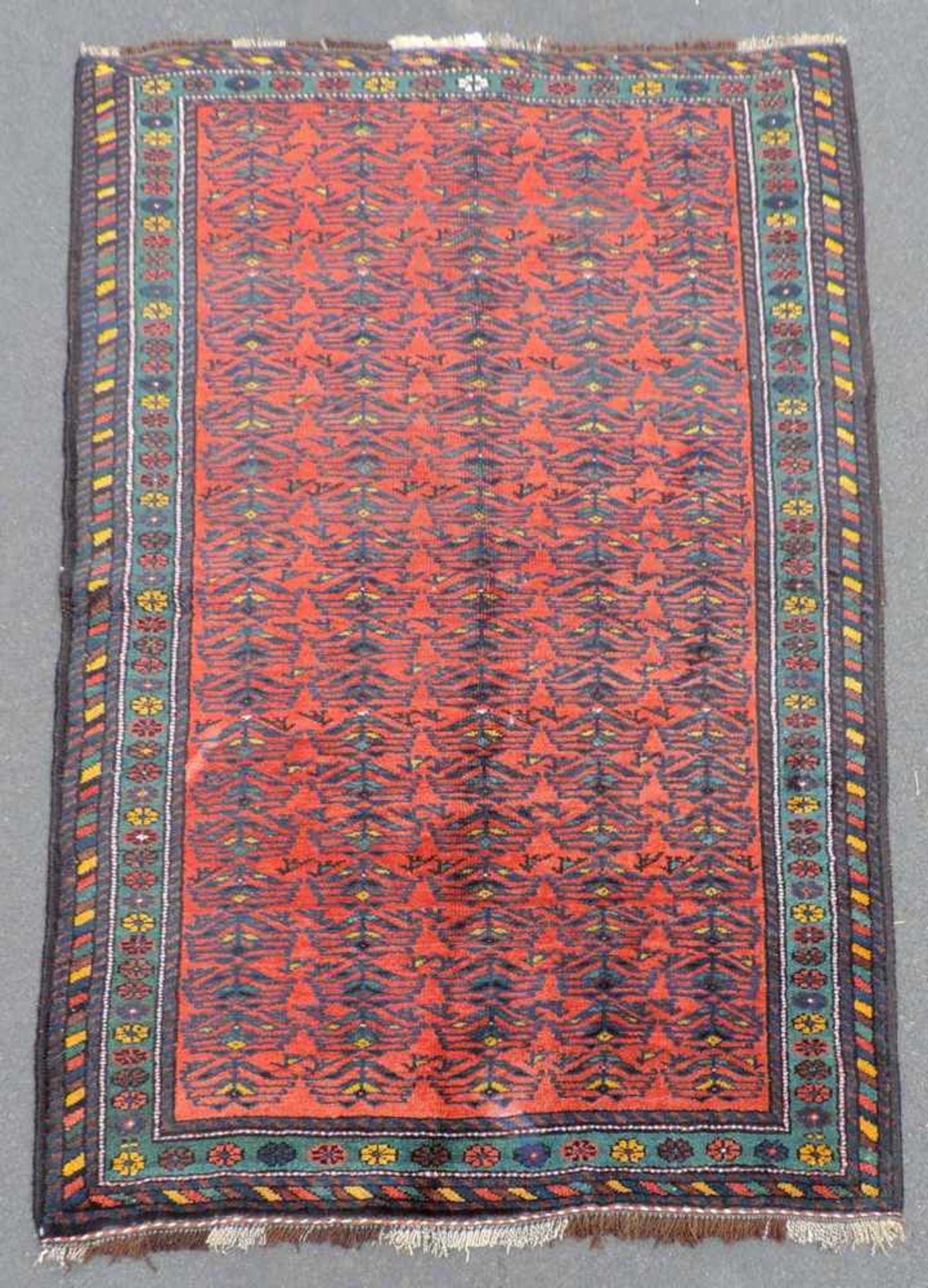 Kurdish Persian carpet. Iran. Antique, around 1910.