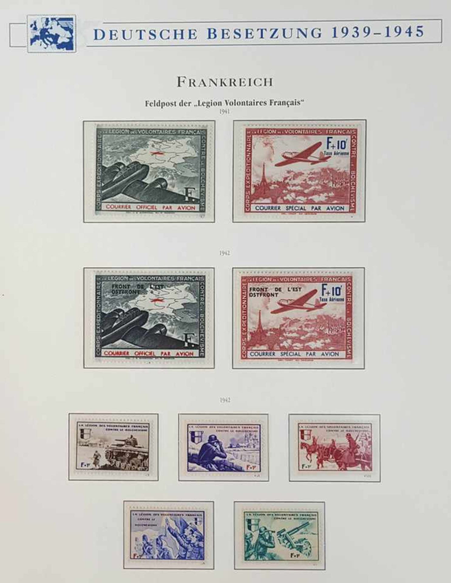 Stamp collection. - Image 8 of 9