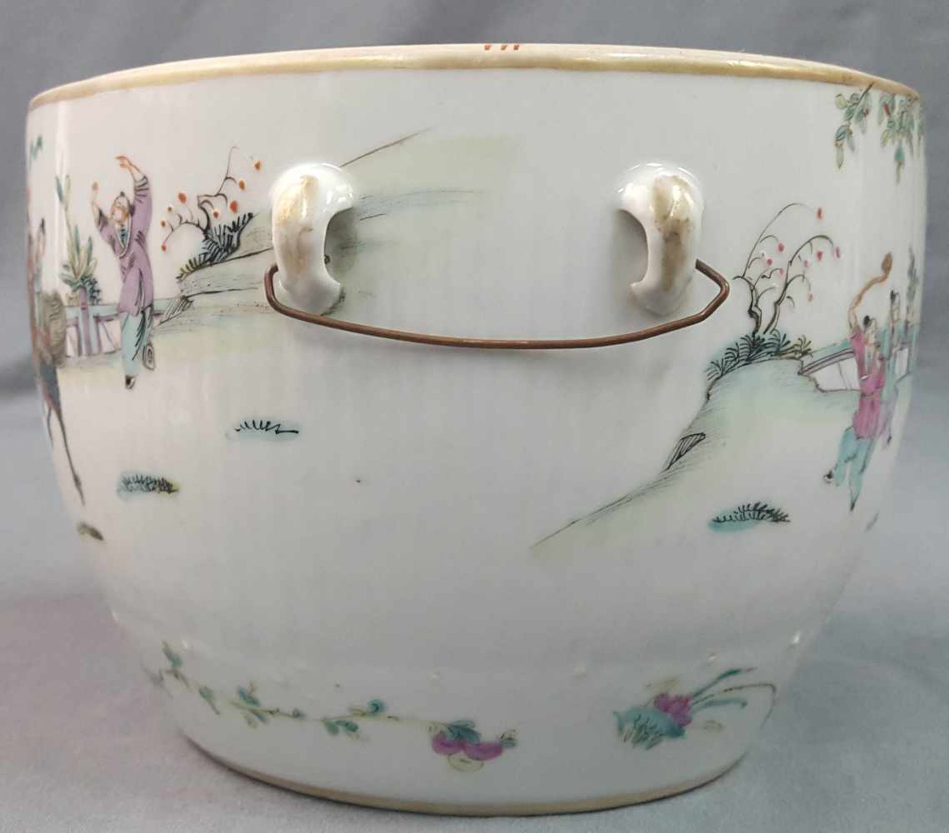 Cachepot. Porcelain. Proably China / Japan old. - Bild 2 aus 7