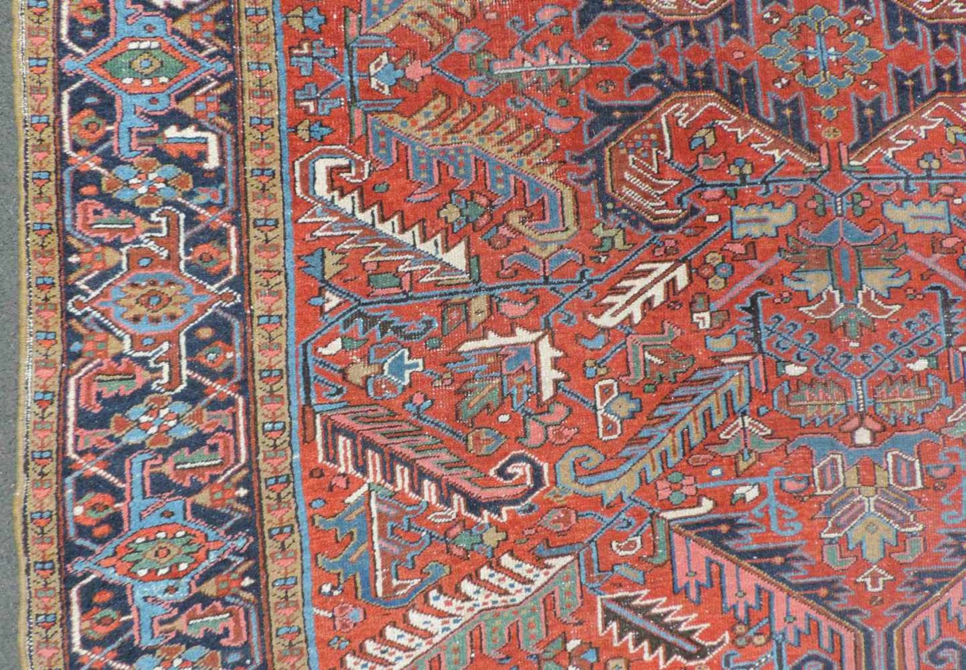 Heriz Persian carpet. Iran. Old, around 1940. - Image 10 of 14