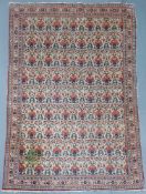 Tehran Persian carpet. "Zili - Sultani" pattern. Iran. Antique. Around 1900.