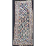 Shirvan Gallery carpet. Caucasus. Antique, around 1860. Fine knotting.