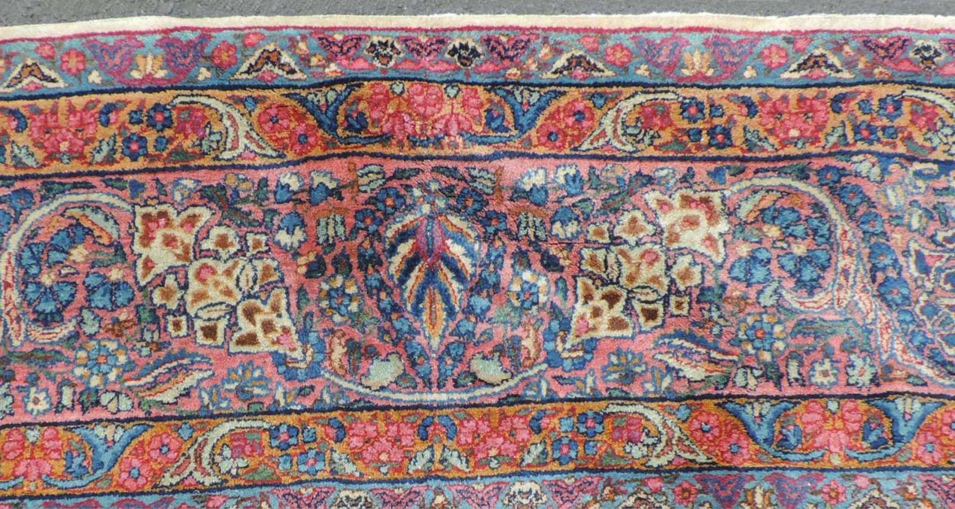 Kerman Persian carpet. Iran. Old, around 1925. Fine knotting. - Bild 11 aus 11