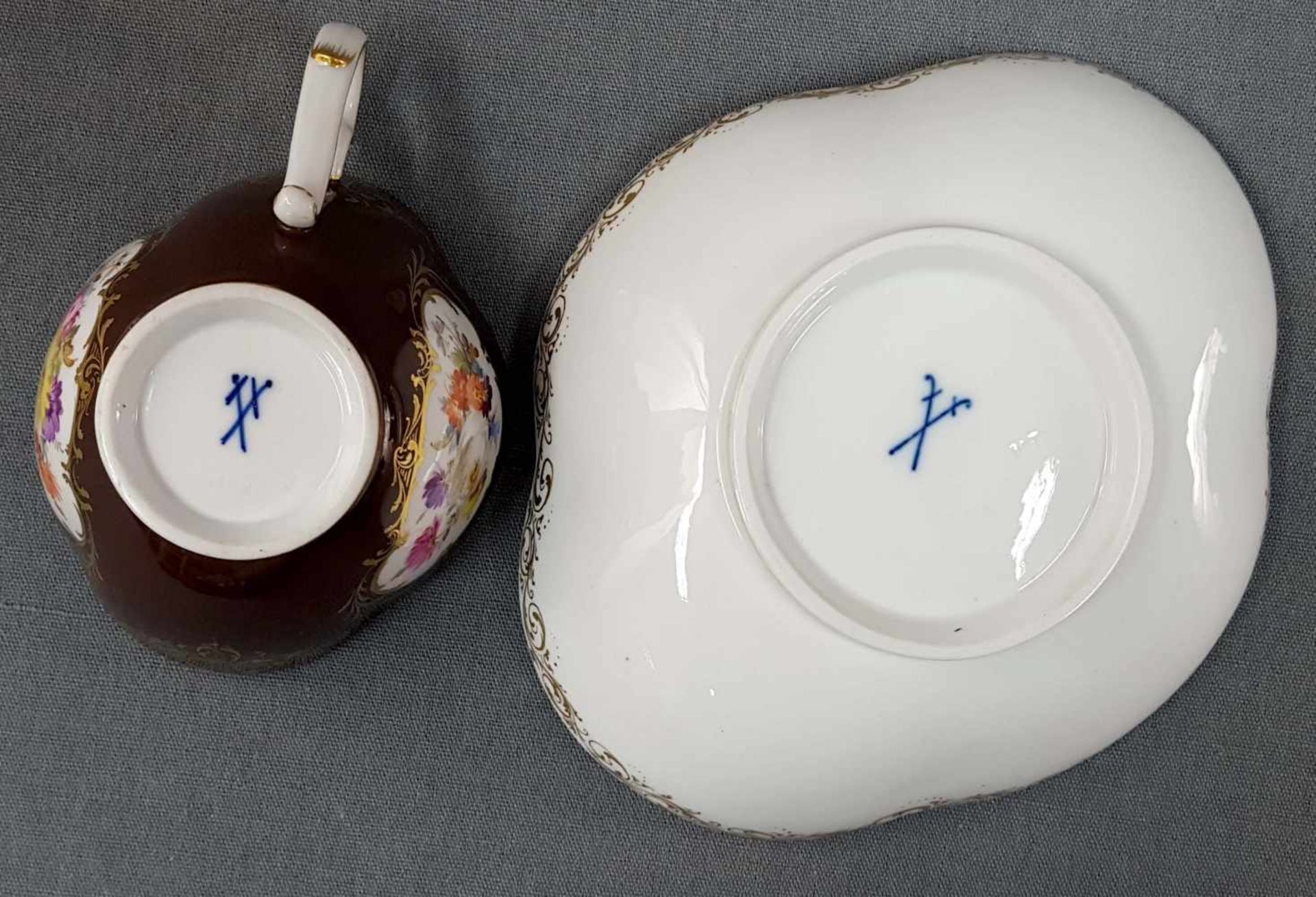 11 parts of Meissen porcelain. Up to 27 cm high. - Bild 5 aus 14