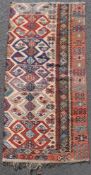 Kilim fragment. Anatolia. Turkey. Antique, 19th century.