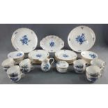 Coffee service Meissen porcelain for 12 persons. No coffee pot.