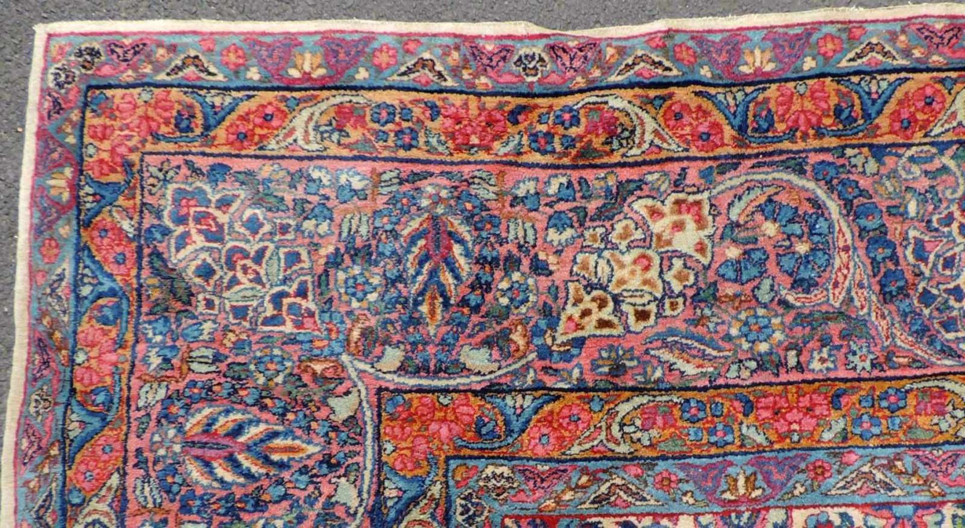 Kerman Persian carpet. Iran. Old, around 1925. Fine knotting. - Bild 10 aus 11