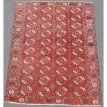 Tekke main carpet. Turkmenistan. Antique. 1st half of the 19th century or earlier.