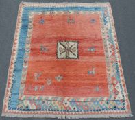 Gabbeh Persian carpet. Iran. Tribal rug