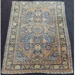 Tabriz Persian carpet. "Haji Jalili". Iran. Antique, around 1870.