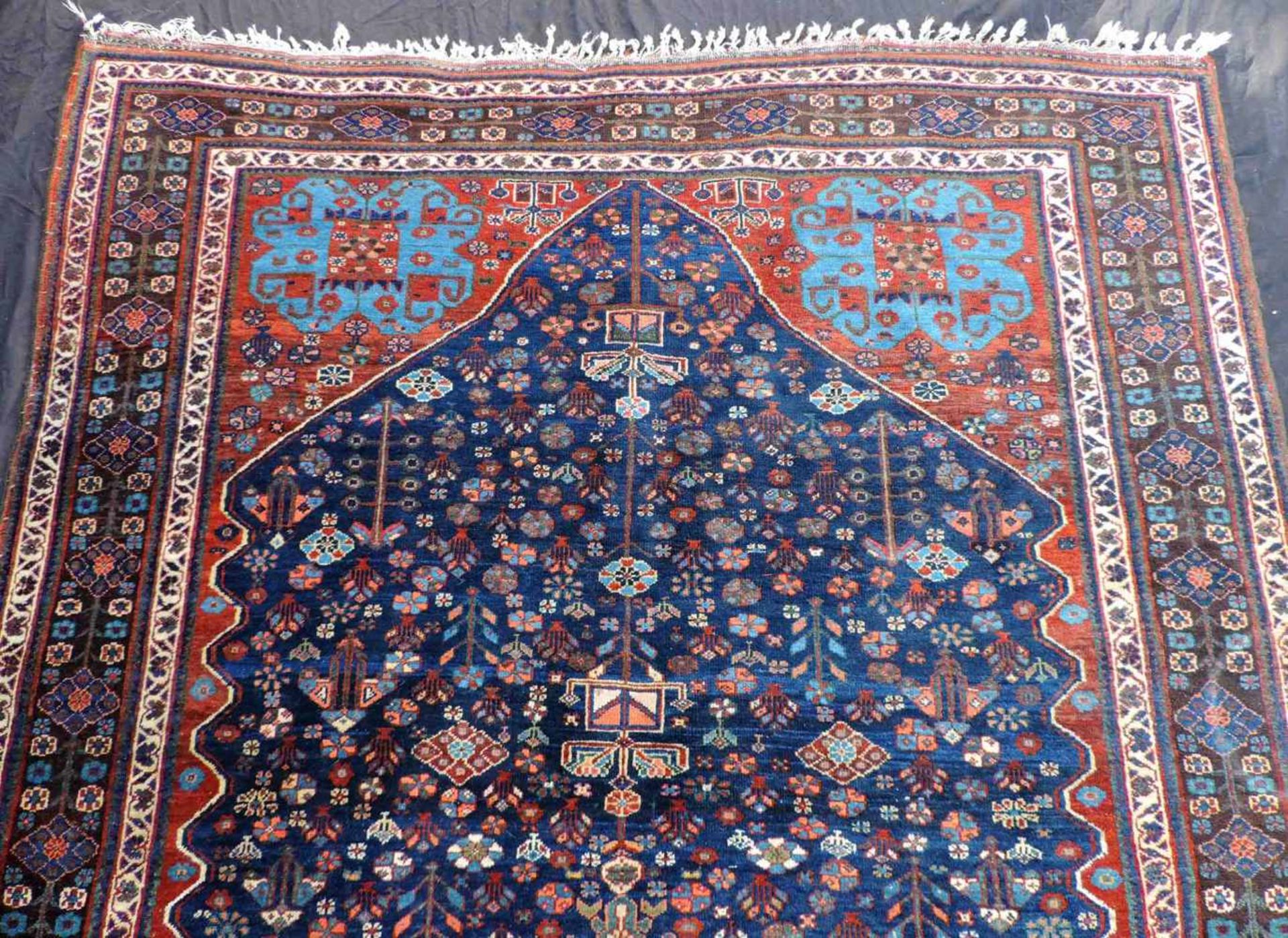 Abadeh Persian carpet. Iran. Old, around 1920. Fine knotting. - Image 4 of 6