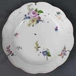 Deep plate. Meissen porcelain.