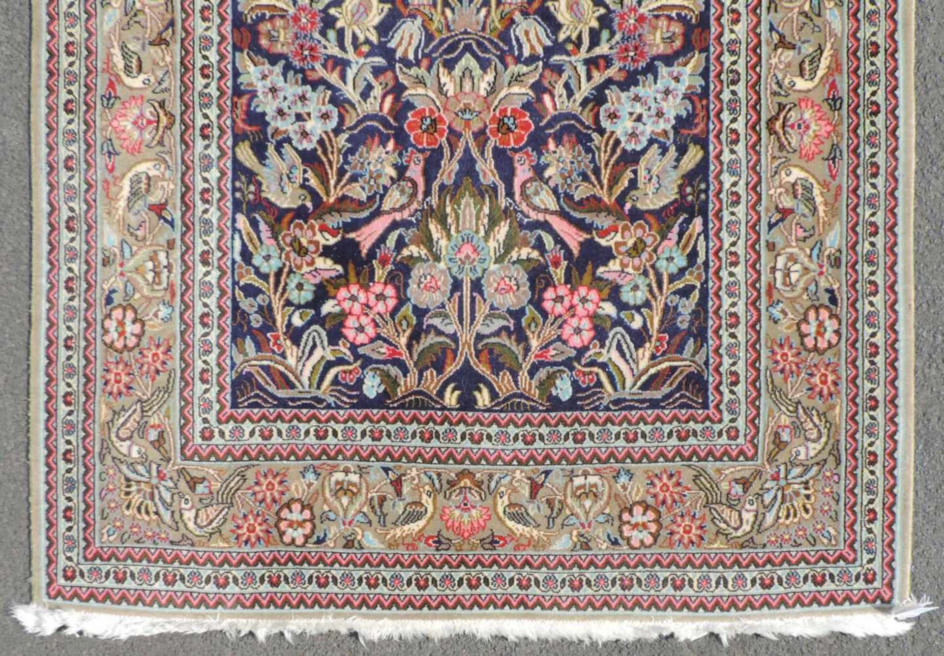 Qom Persian carpet, Iran. Fine knotting. - Image 2 of 4