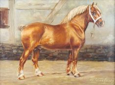 Wilhelm WESTEROP (1876-1954). Brabant / Belgian draft horse.