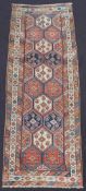 Hamadan Persian carpet. Runner. Iran. Antique, around 1900.