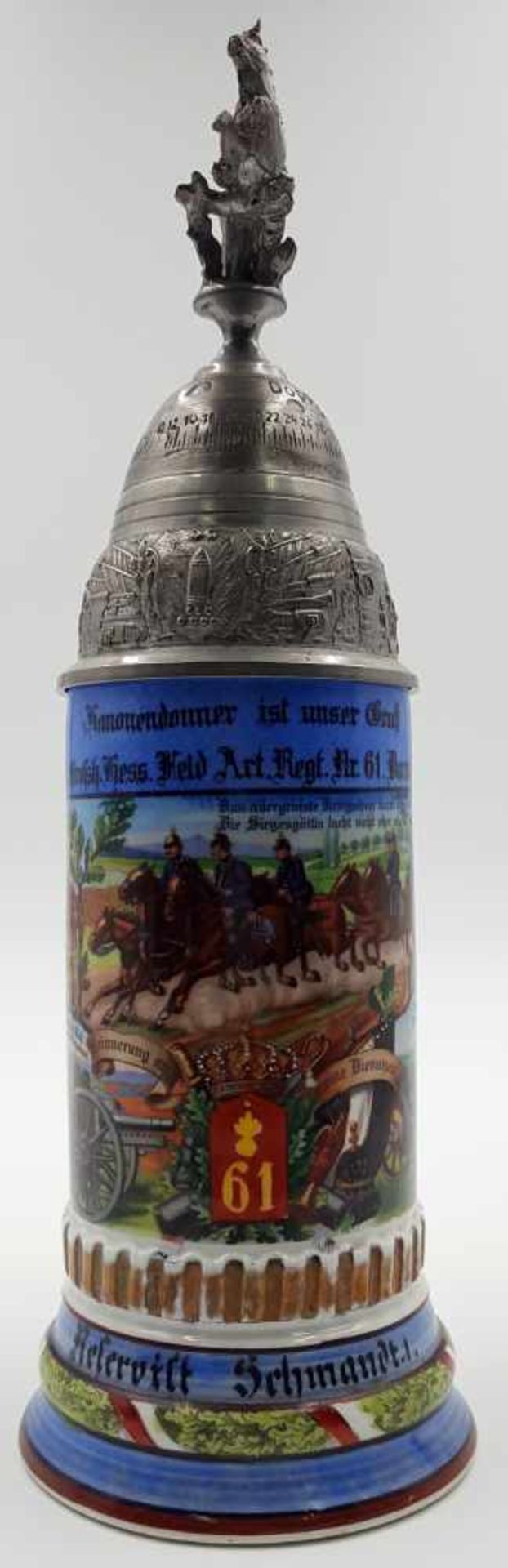 Reservistenkrug 1907 - 09, ''Kanonendonner ist unser Gruß''.< - Image 5 of 11