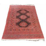 Saryk Penndeh Tribal Rug. Turkmenistan / Afghanistan. Old, around 1930.