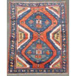 Kazak carpet. Caucasus. Antique, around 1870.