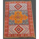 Rabbat carpet. Morocco. Old, mid-20th century.