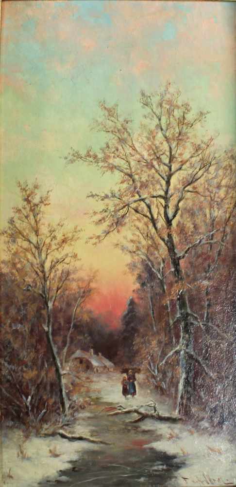 Franz Josef Georg ILLEM (1865 -?). Forest. A pair. - Image 3 of 9