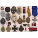 Medals and badges. First and second world war.