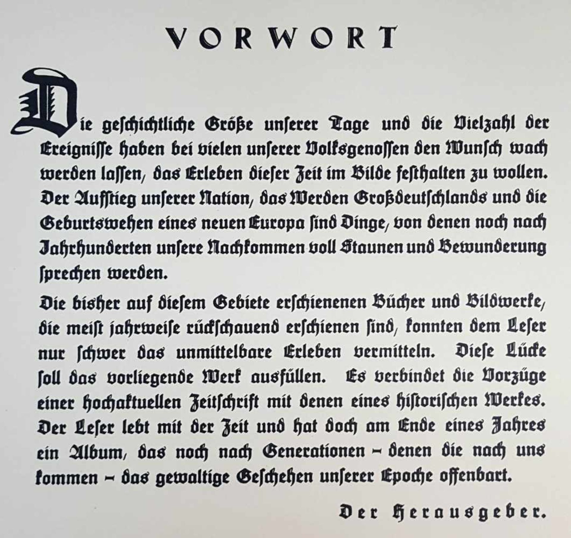 "GROSSDEUTSCHLAND IM WELTGESCHEHEN, Tagesbildberichte 1939". - Image 4 of 10